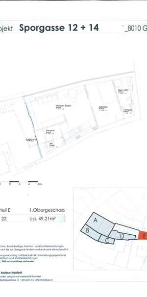 Sporgasse 12-14/22 - 2 Zimmer Wohnung mit Terrasse Nähe Hauptplatz - Gefördert bis 30.06.2026 - Foto 1
