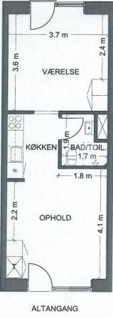 2-værelses studiebolig - Photo 3