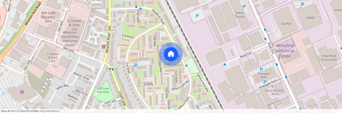 Bradbury Road, Winsford, Cheshire West And Chester
