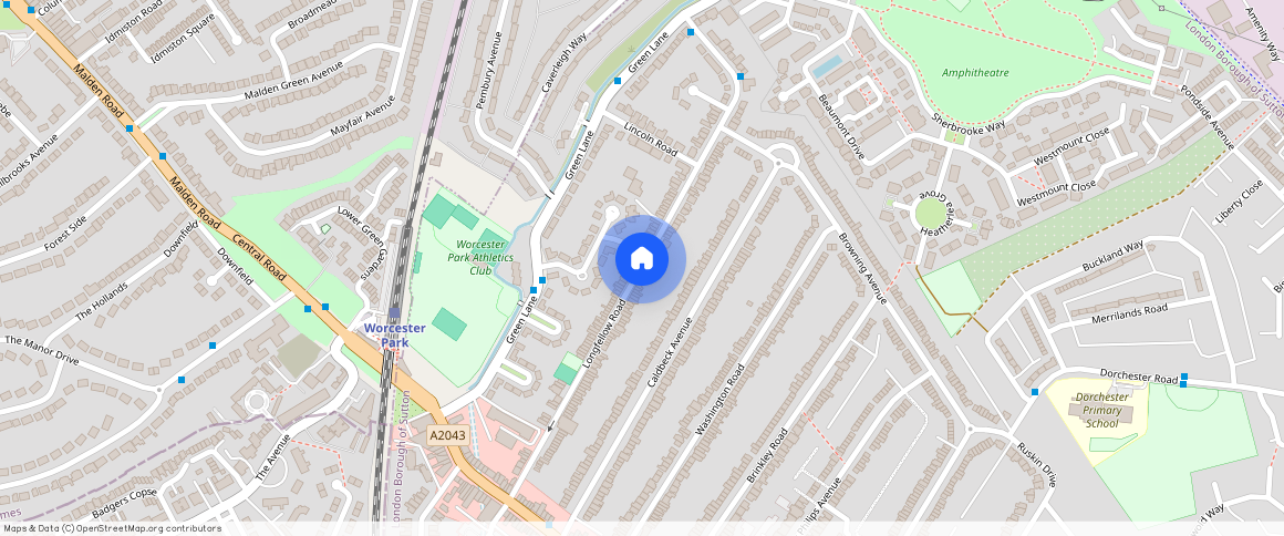 Longfellow Road, Worcester Park, KT4