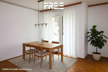 STADTRAND | Grüne 3-Zimmer-Wohnung mit Balkon und Stellplatz - Photo 3