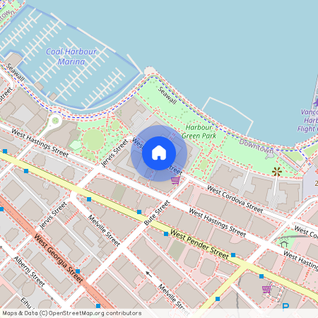 West Cordova Street, Coal Harbour, Vancouver