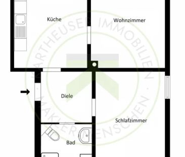 Single- oder Pärchen- Wohnung in Velbert - Langenberg - Photo 3