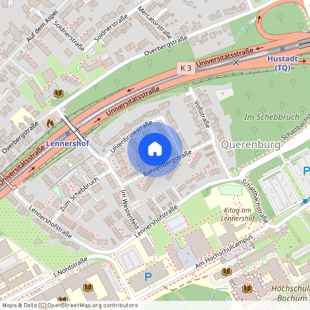 Bahrenbergstraße 3 A, 44801 Bochum