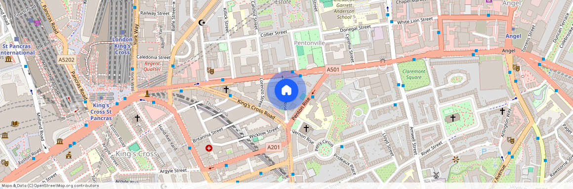 Penton Rise, King's Cross, London, WC1X