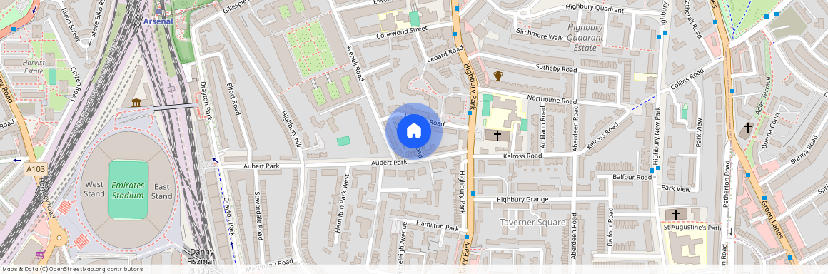 Aubert Road, Highbury, Islington, London