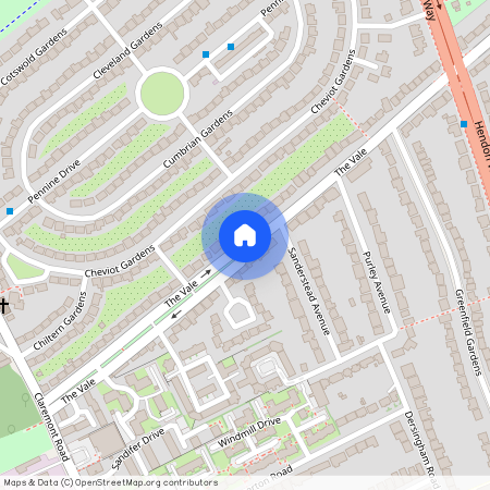 The Vale, Cricklewood, London, NW11