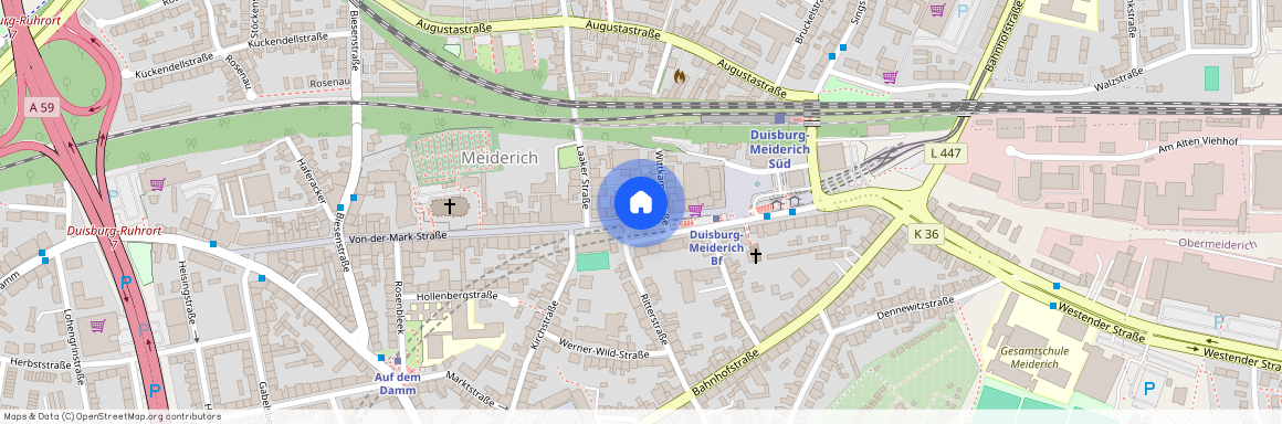 Von-der-Mark-Str. Duisburg Mittelmeiderich Nordrhein-Westfalen 47137