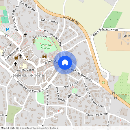 DROME (26), - AUVERGNE-RHÔNE-ALPES, ETOILE SUR RHONE (26800)