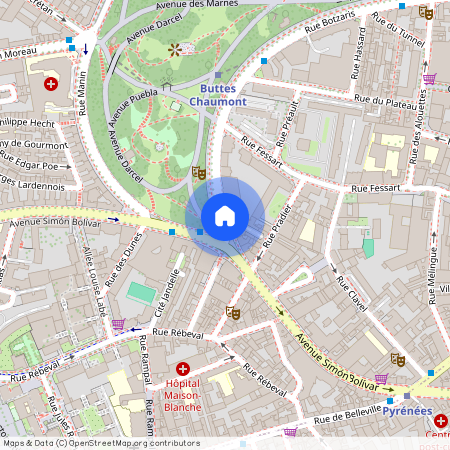 Rue Botzaris et Villa du Parc 75019 Paris (19e arrondissement)