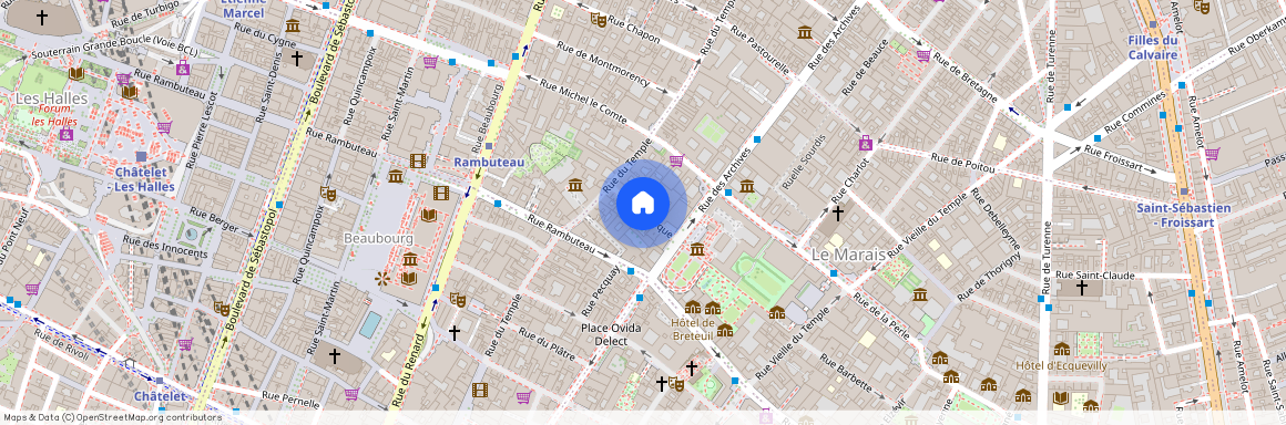 Rue de Braque, Francja, Paris