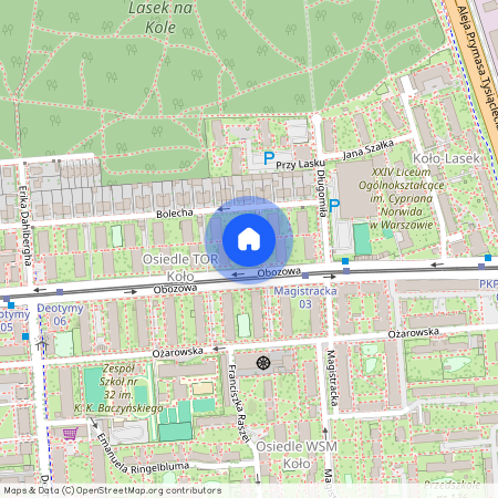 ul. Obozowa, Koło, Wola, Warszawa, mazowieckie