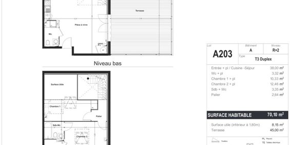 Location Appartement 3 pièces 70m² ST JORY 31790 - Photo 3