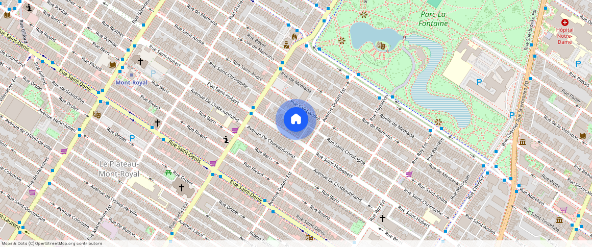 ** Rue St-Christophe, Montréal (Le Plateau-Mont-Royal), H2L4A7