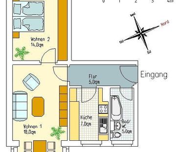 Wir sanieren diese 2-Raum-Stadt-Wohnung im Erdgeschoss! - Foto 6