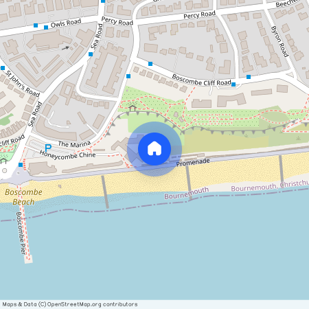 Honeycombe Beach, Boscombe