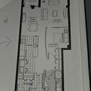 appartement à Louer 3 1/2 - Photo 2