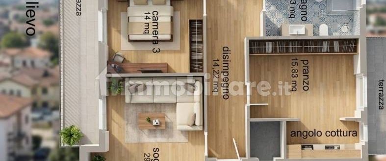 Appartamento via Ammiraglio Burzagli, Città, Montevarchi - Photo 1