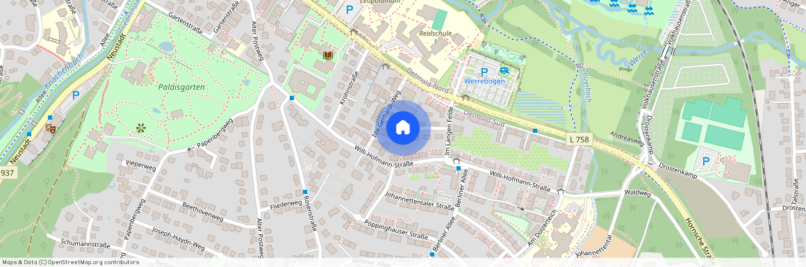 Im Langen Felde 11, 32756, Detmold