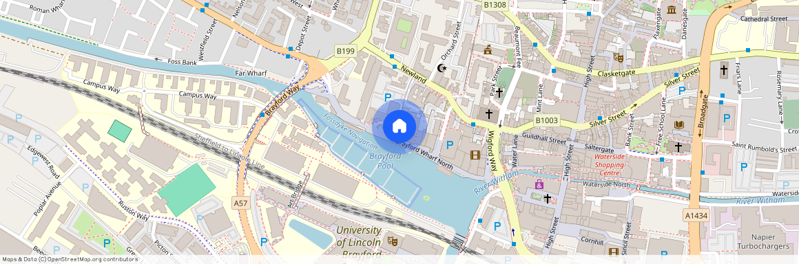 One The BrayfordApartment 505, 20 Brayford Wharf North