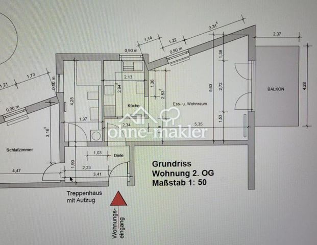 Senioren- u. behindertengerechte 2 Zimmer Wohnung - Foto 1
