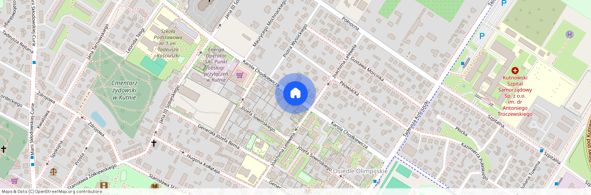 ul. Chodkiewicza, Kutno, kutnowski, łódzkie