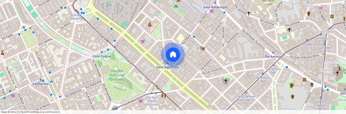 Piazza SantAgostino, Milan, Lombardy 20123