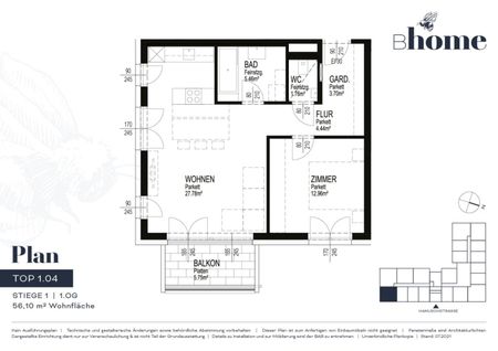 Wunderschöne 2-Zimmer-Wohnung mit Balkon in zentraler Lage in Linz nähe Hummelhofwald zu vermieten! - Photo 3