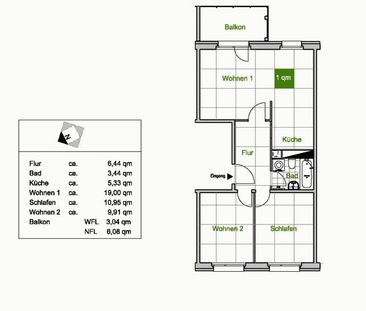 Für Kurzentschlossene!, Wohnung noch im Dezember bezugsfertig! - Foto 3