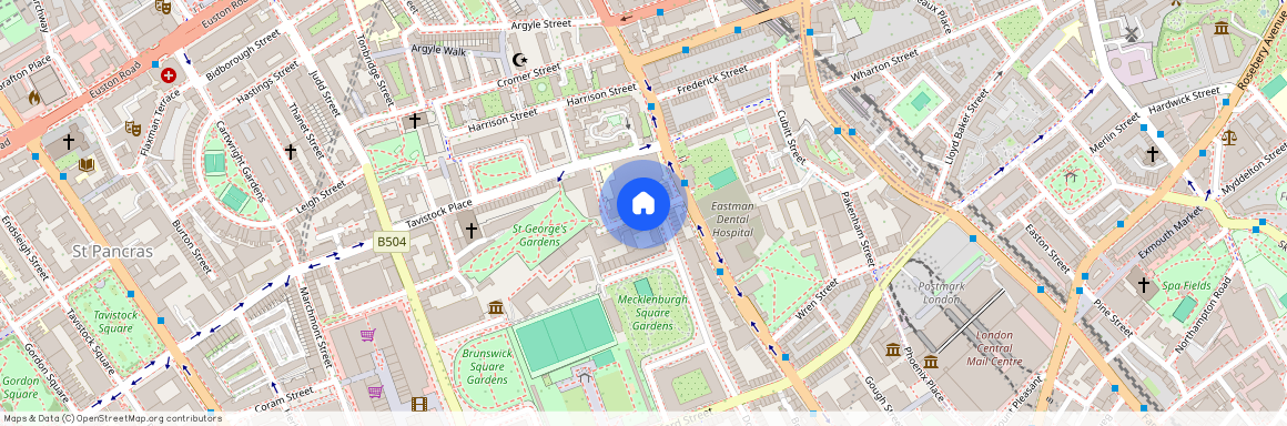 Heathcote Street, Bloomsbury