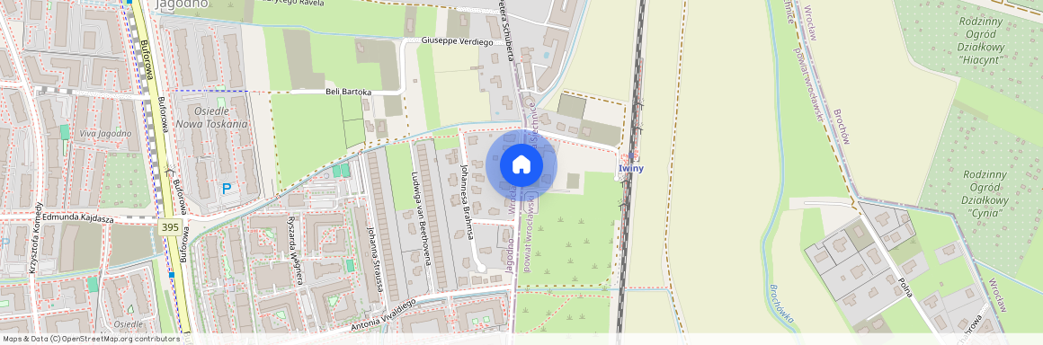 ul. Franza Petera Schuberta, Jagodno, Krzyki, Wrocław, dolnośląskie