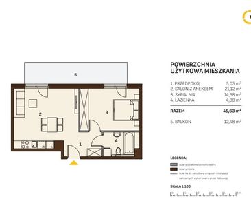 Nowe 2-pok. 46m2*Conrada-Galeria Bronowice*parking - Фото 3