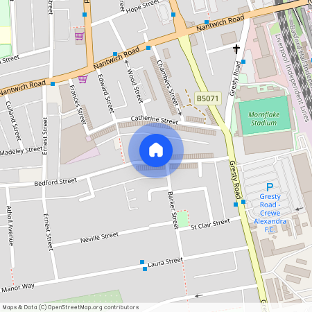 Ensuite Room 5, 59 Bedford Street, Crewe, CW2