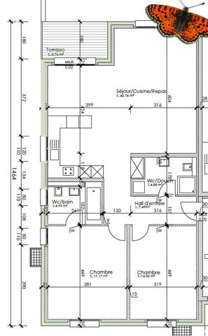 3 ½ PIÈCES - Au rez-de-chaussée - Foto 3