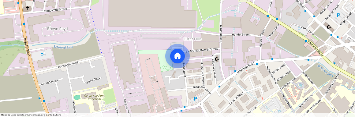 Gt Russell Street, University, BD7 1LD