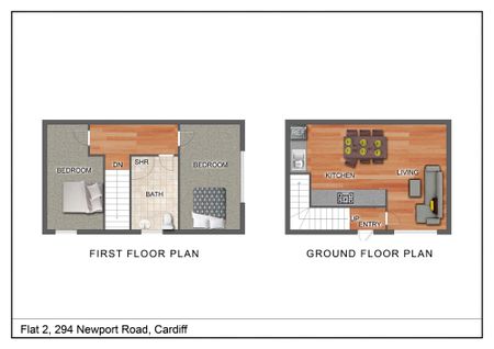 Flat 2 294 Newport Road, Cardiff CF24 1RS - Photo 2
