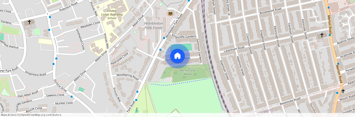Southdean Gardens, Southfields, London, SW19