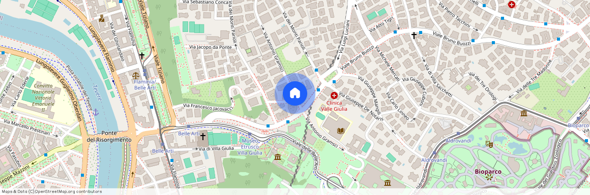 Roma, Via Antonio Gramsci - Parioli