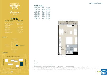 TOWER HOMES – Exklusiver Erstbezug im VIENNA TWENTYTWO - Photo 4