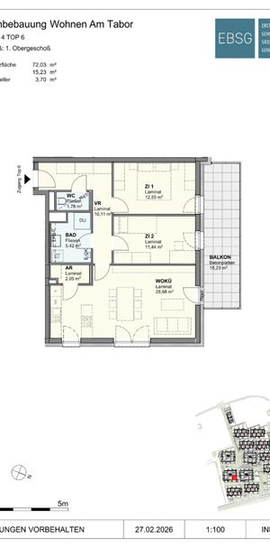Geförderte familienfreundliche Wohnung - 4/6 - Foto 2