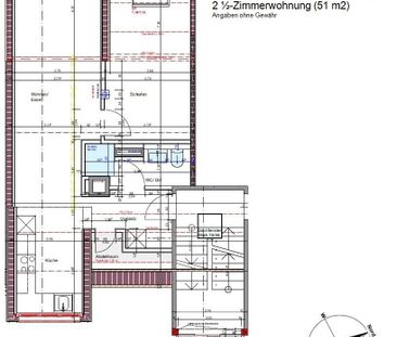 Moderne 2.5-ZW im DG / 4. OG à 51 m2 - Photo 6