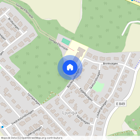 Björklundsvägen 5, Ljunga