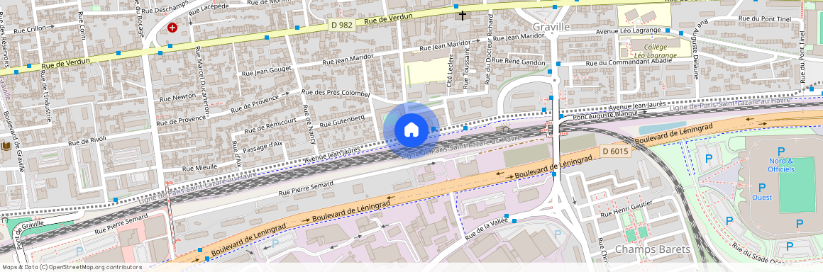 Quartier Graville, rue Jean Jaurès, 76600, Le Havre