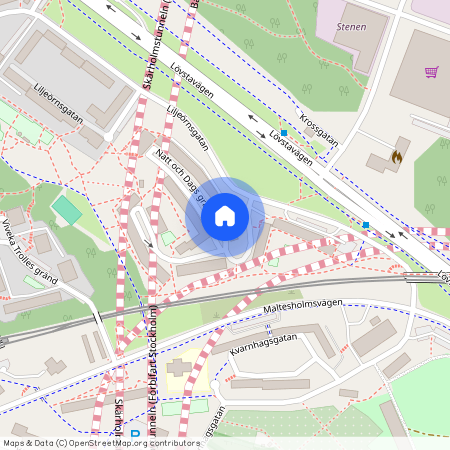 Natt Och Dags Gränd 6, Hässelby Gård