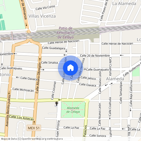 Calle Morelia 305, Villas Vicenza, 38033 Celaya, GUA, Mexico