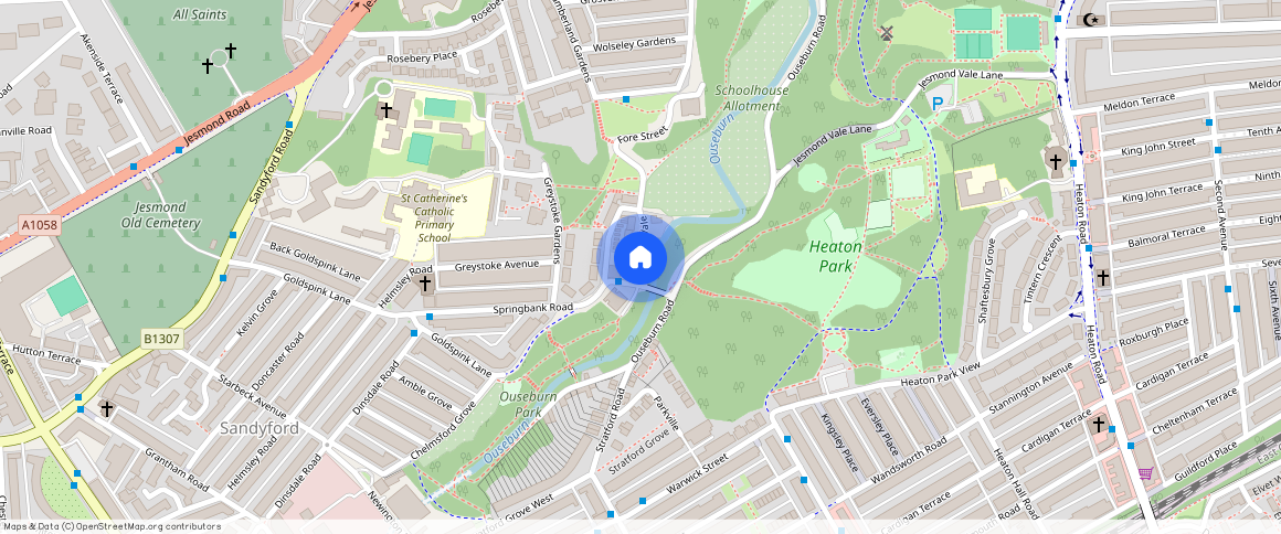 Wolselay garden, Jesmond vale, Newcastle upon Tyne, NE2 1HR