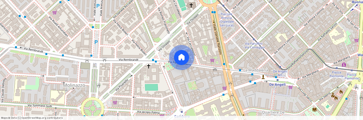 Via Pietro Rubens 22, Milano