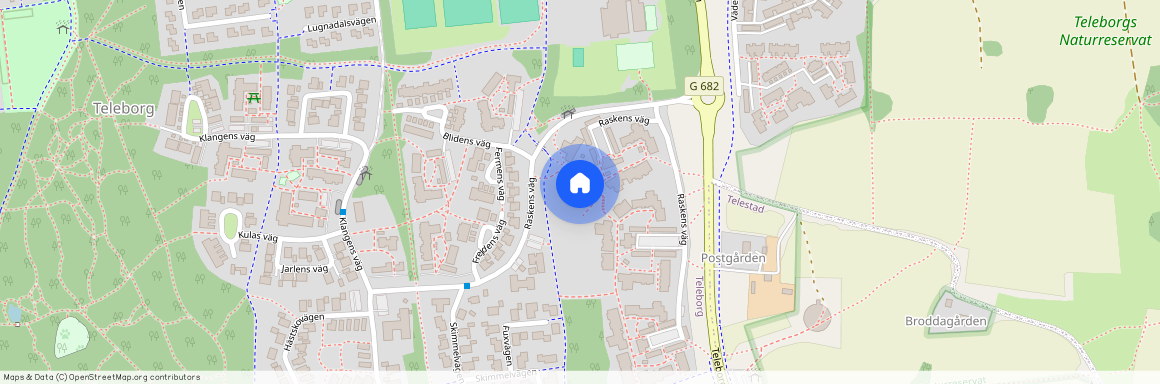 Teleborg, Växjö, Kronoberg, Raskens väg 43