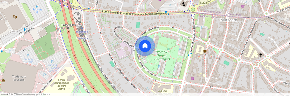 11, Avenue du Forum, Laeken, Bruxelles, Bruxelles-Capitale, 1020, Belgique