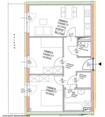 Gepflegte 2-Zimmer-Wohnung mit Balkon – Nähe Mur-Promenade und Zentrum - Photo 2